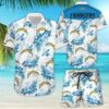 Los Angeles Chargers Ocean Breeze Hawaiian Shirt
