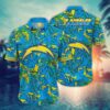 Los Angeles Chargers Rainforest NFL Football Team Hawaiian Shirt