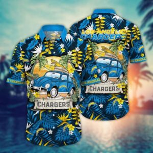 Los Angeles Chargers Road Trip NFL Football Team Hawaiian Shirt