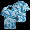 Los Angeles Chargers Tropical Leaf Hawaiian Shirt