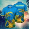 Los Angeles Chargers Under The Sea NFL Football Team Hawaiian Shirt