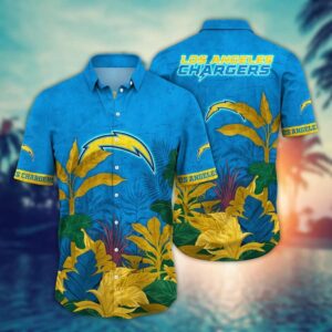 Los Angeles Chargers Under The Sea NFL Football Team Hawaiian Shirt