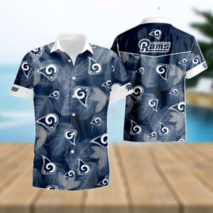 Los Angeles Rams Aloha VIntage Hawaiian Shirt