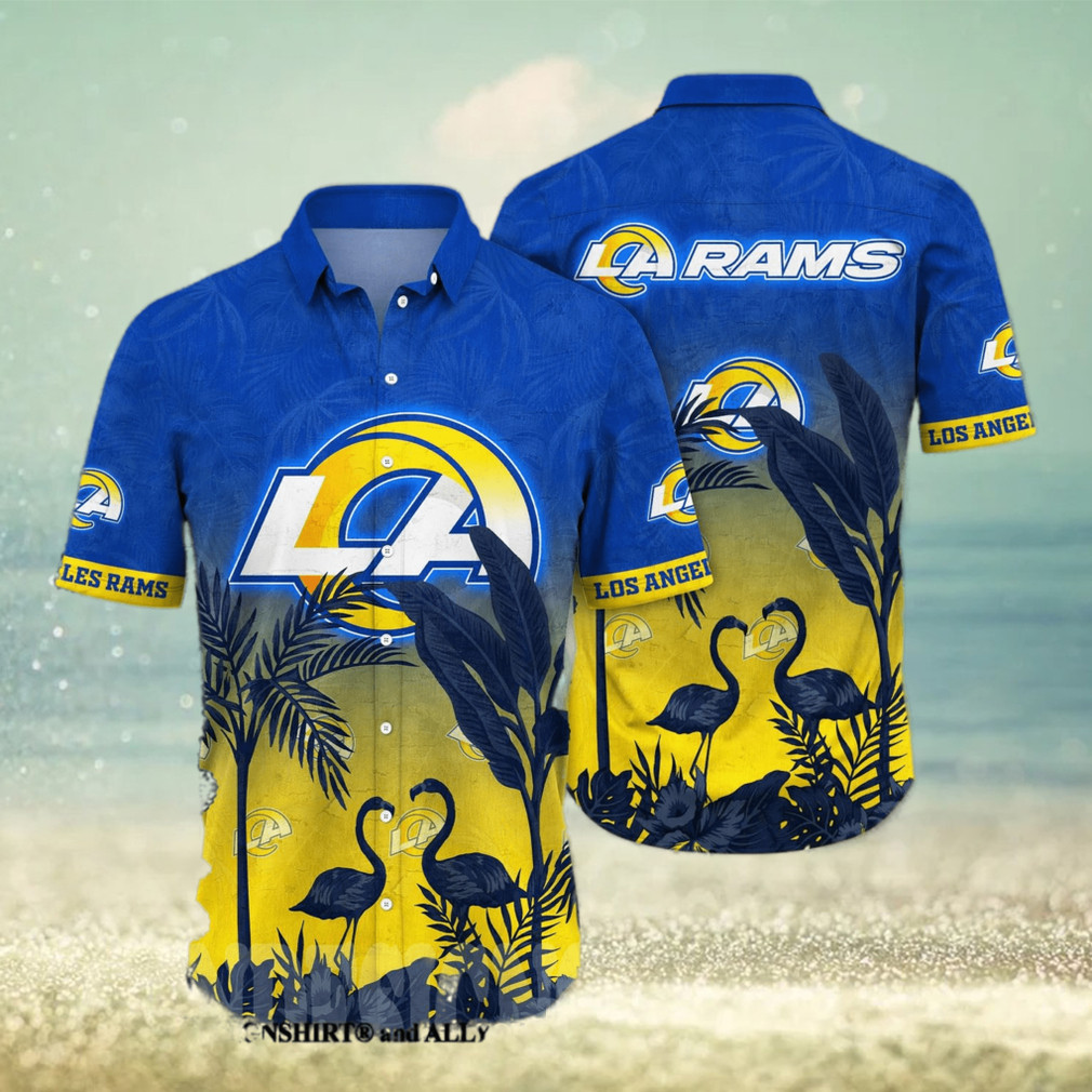 Los-Angeles-Rams-Flower-Full-Printed-Hawaiian-Shirt-1
