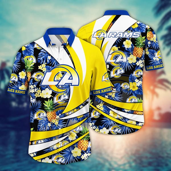 Los Angeles Rams Fresh NFL Football Team Hawaiian Shirt Los Angeles Rams Fresh NFL Football Team Hawaiian Shirt