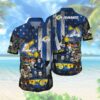 Los Angeles Rams Horror Characters NFL Football Team Hawaiian Shirt