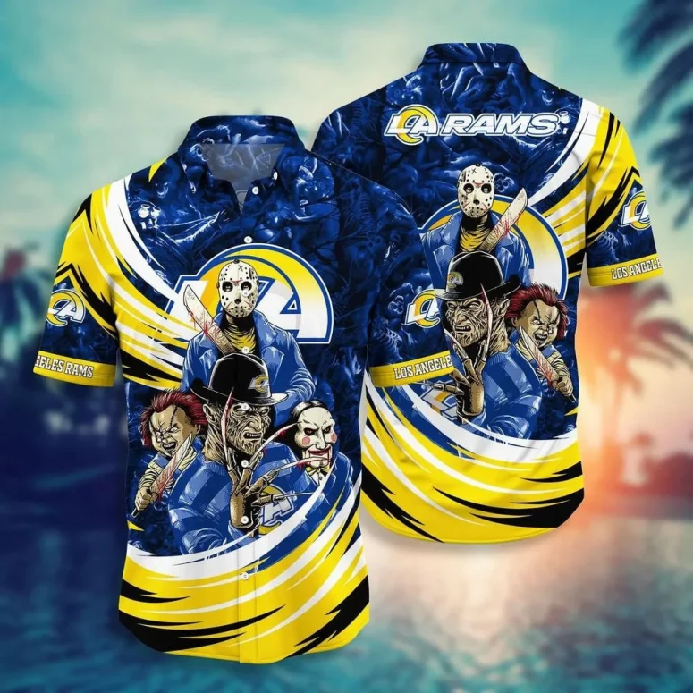 Los Angeles Rams Horror Legends Hawaiian Shirt Los Angeles Rams Horror Legends Hawaiian Shirt