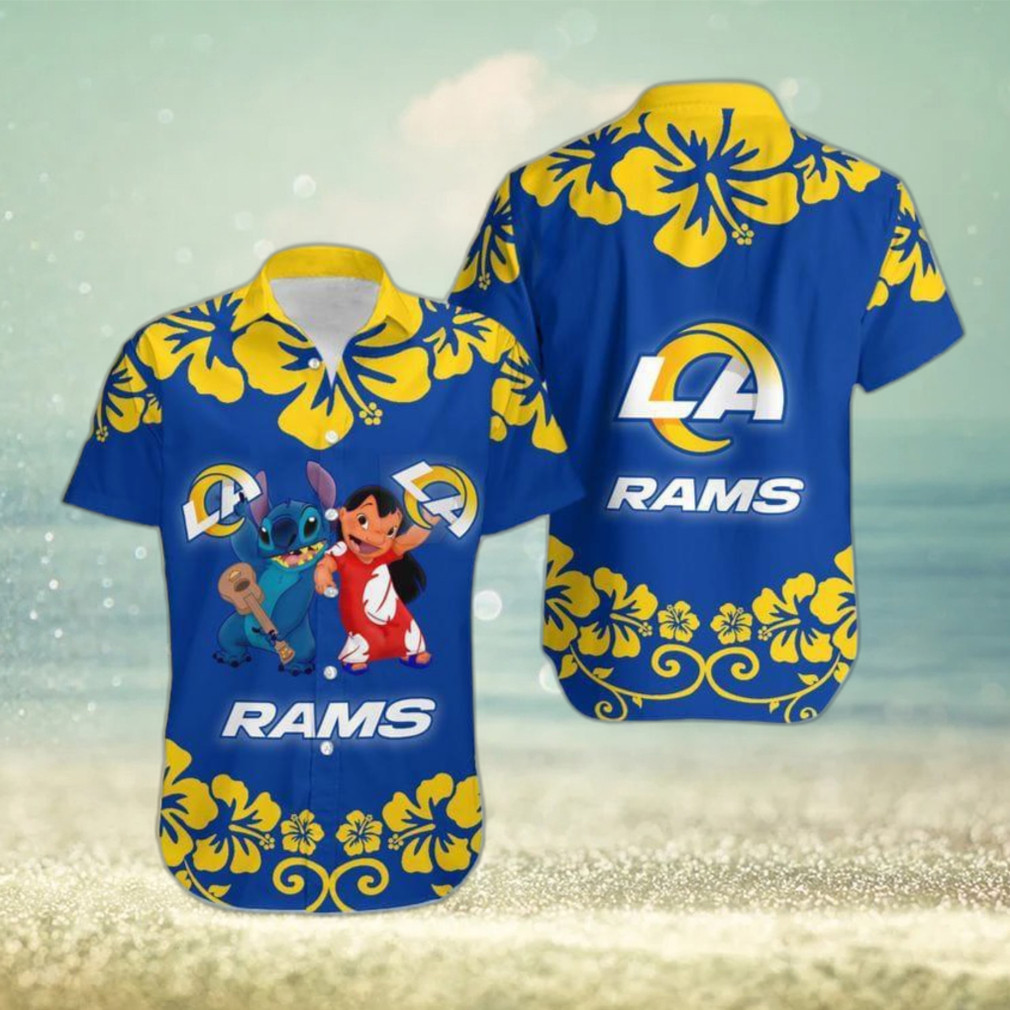 Los-Angeles-Rams-Lilo-And-Stitch-Hawaiian-Shirt-1