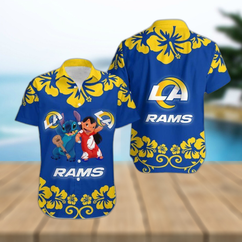 Los Angeles Rams Lilo And Stitch Hawaiian Shirt Los Angeles Rams Lilo And Stitch Hawaiian Shirt