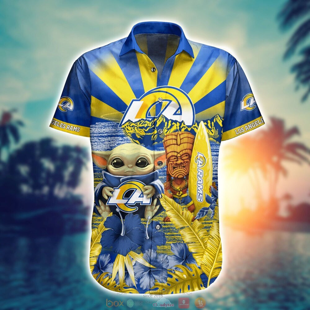 Los-Angeles-Rams-NFL-Baby-Yoda-Hawaiian-Shirt-1