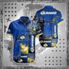 Los Angeles Rams Skull Champion Hawaiian Shirt