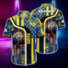 Los Angeles Rams Skull US Flag Hawaiian Shirt