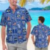 Los Angeles Rams Square Pattern NFL Football Team Hawaiian Shirt