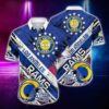 Los Angeles Rams Starry Stripes Hawaiian Shirt