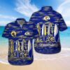 Los Angeles Rams Surfing NFL Football Team Hawaiian Shirt
