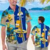 Los Angeles Rams The Simpsons Custom Name NFL Football Team Hawaiian Shirt