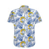 Los Angeles Rams Tropical Hibiscus Flowers Hawaiian Shirt