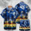 Los Angeles Rams Tropical Sunset Hawaiian Shirt