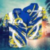 Los Angeles Rams Tropical Waves Hawaiian Shirt