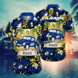 Los Angeles Rams Vacation NFL Football Team Hawaiian Shirt