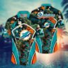 Miami Dolphins Greenery NFL Football Team Hawaiian Shirt