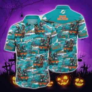 Miami Dolphins Killer Team Hawaiian Shirt