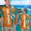 Miami Dolphins King Of Football NFL Football Team Hawaiian Shirt