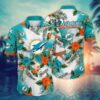 Miami Dolphins Midsummer NFL Football Team Hawaiian Shirt