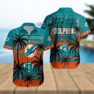 Miami Dolphins NFL Beach Lovers Hawaiian Shirt