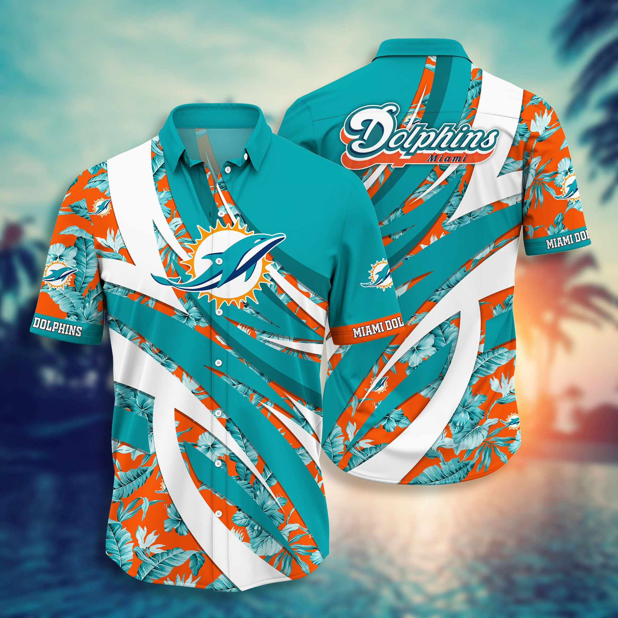 Miami Dolphins NFL Style 2024 Hawaiian Shirt Miami Dolphins NFL Style 2024 Hawaiian Shirt
