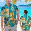 Miami Dolphins The Simpsons Custom Name NFL Football Team Hawaiian Shirt
