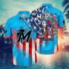 Miami Marlins 4th of July Celebration Hawaiian Shirt