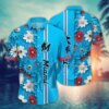 Miami Marlins Daisy Bloom Hawaiian Shirt
