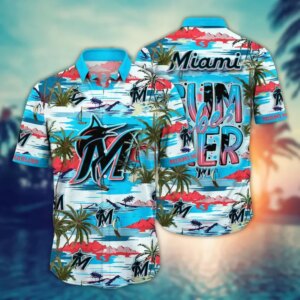 Miami Marlins Summer Vibes Hawaiian Shirt