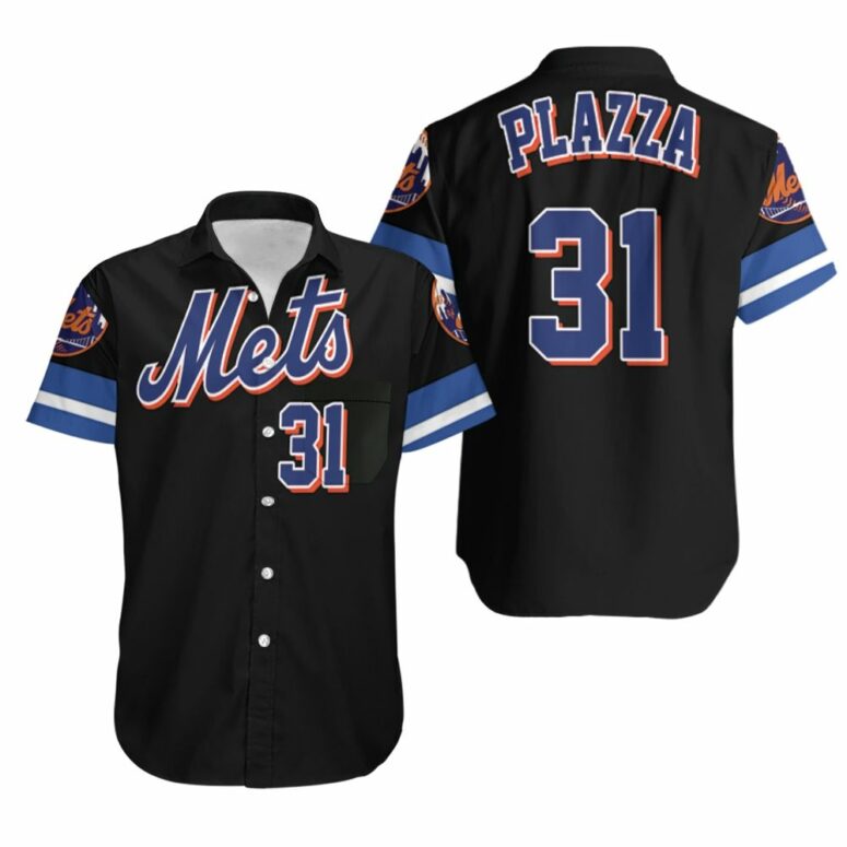 Mike Piazza New York Mets Legends Hawaiian Shirt Mike Piazza New York Mets Legends Hawaiian Shirt