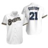 Milwaukee Brewers Personalized Name Number Classic Hawaiian Shirt