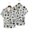 Milwaukee Brewers Pinstripe Icons Hawaiian Shirt