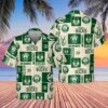 Milwaukee Bucks Logo Block Hawaiian Shirt