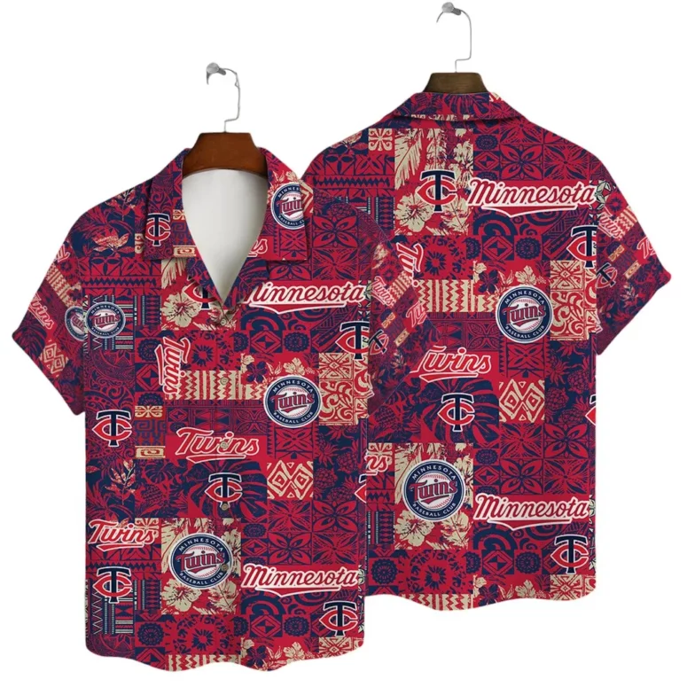 Minnesota Twins Tropic All-Star Hawaiian Shirt Minnesota Twins Tropic All-Star Hawaiian Shirt