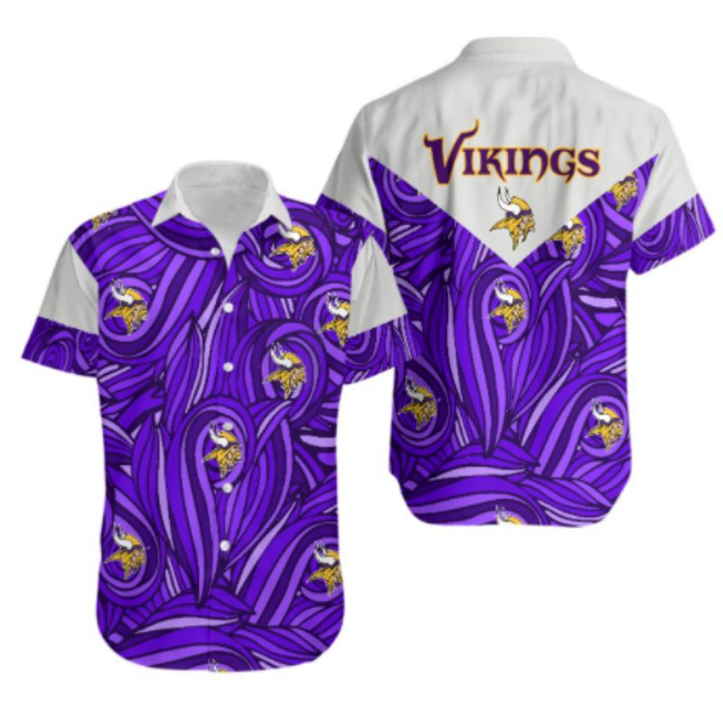 Minnesota Vikings Basic V10 NFL Football Team Hawaiian Shirt Minnesota Vikings Basic V10 NFL Football Team Hawaiian Shirt