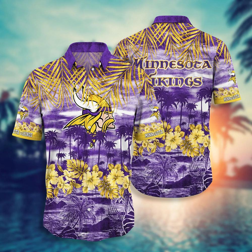 Minnesota Vikings Basic V14 NFL Football Team Hawaiian Shirt Minnesota Vikings Basic V14 NFL Football Team Hawaiian Shirt