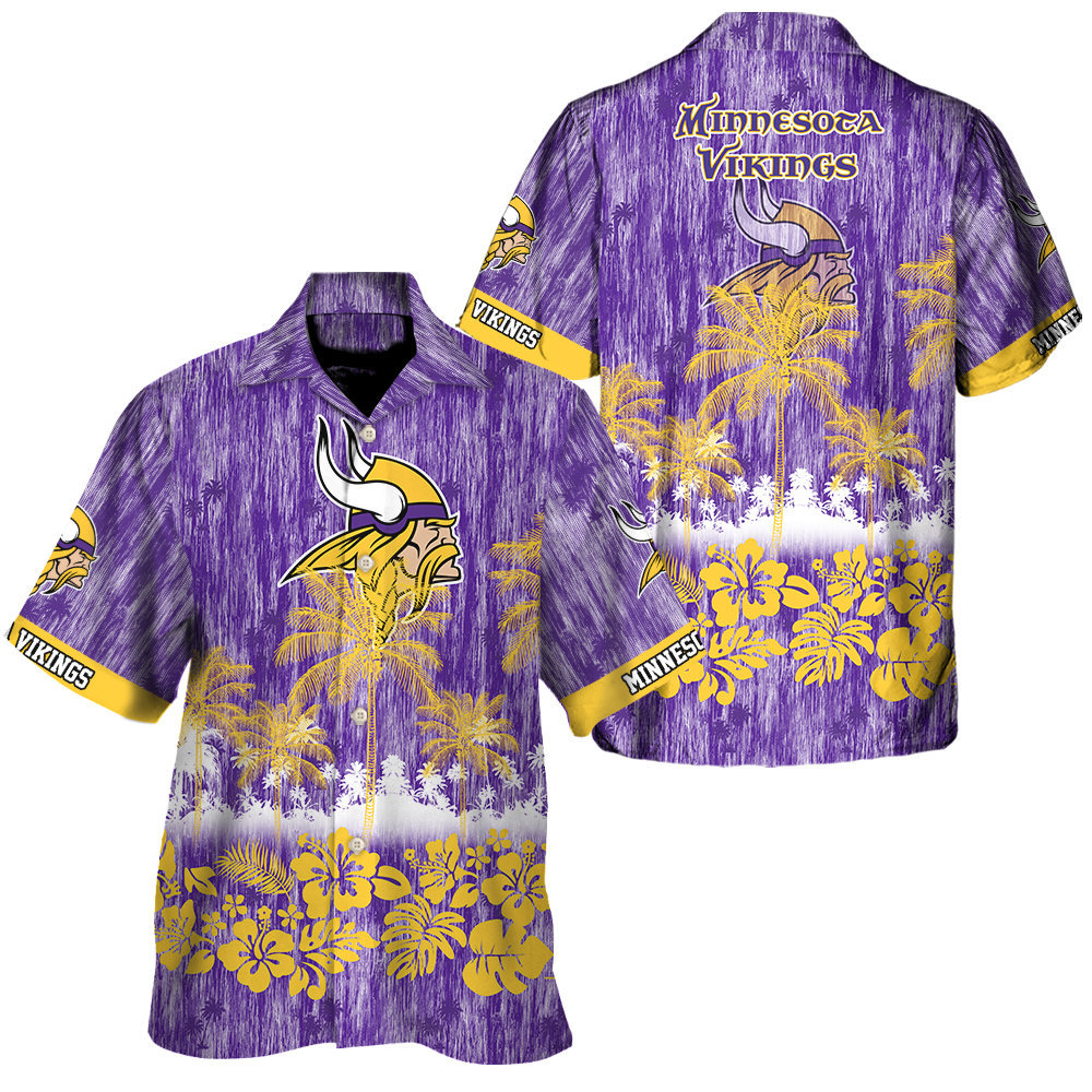 Minnesota Vikings Basic V15 NFL Football Team Hawaiian Shirt Minnesota Vikings Basic V15 NFL Football Team Hawaiian Shirt