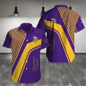 Minnesota Vikings Basic V16 NFL Football Team Hawaiian Shirt