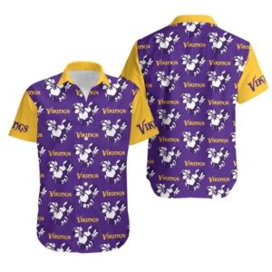 Minnesota Vikings Basic V9 NFL Football Team Hawaiian Shirt