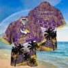 Minnesota Vikings By The Beach NFL Football Team Hawaiian Shirt