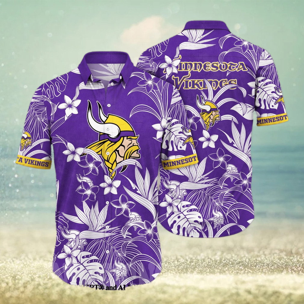 Minnesota-Vikings-Floral-Full-Print-Unisex-Hawaiian-Shirt-1
