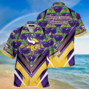 Minnesota Vikings Islands NFL Football Team Hawaiian Shirt