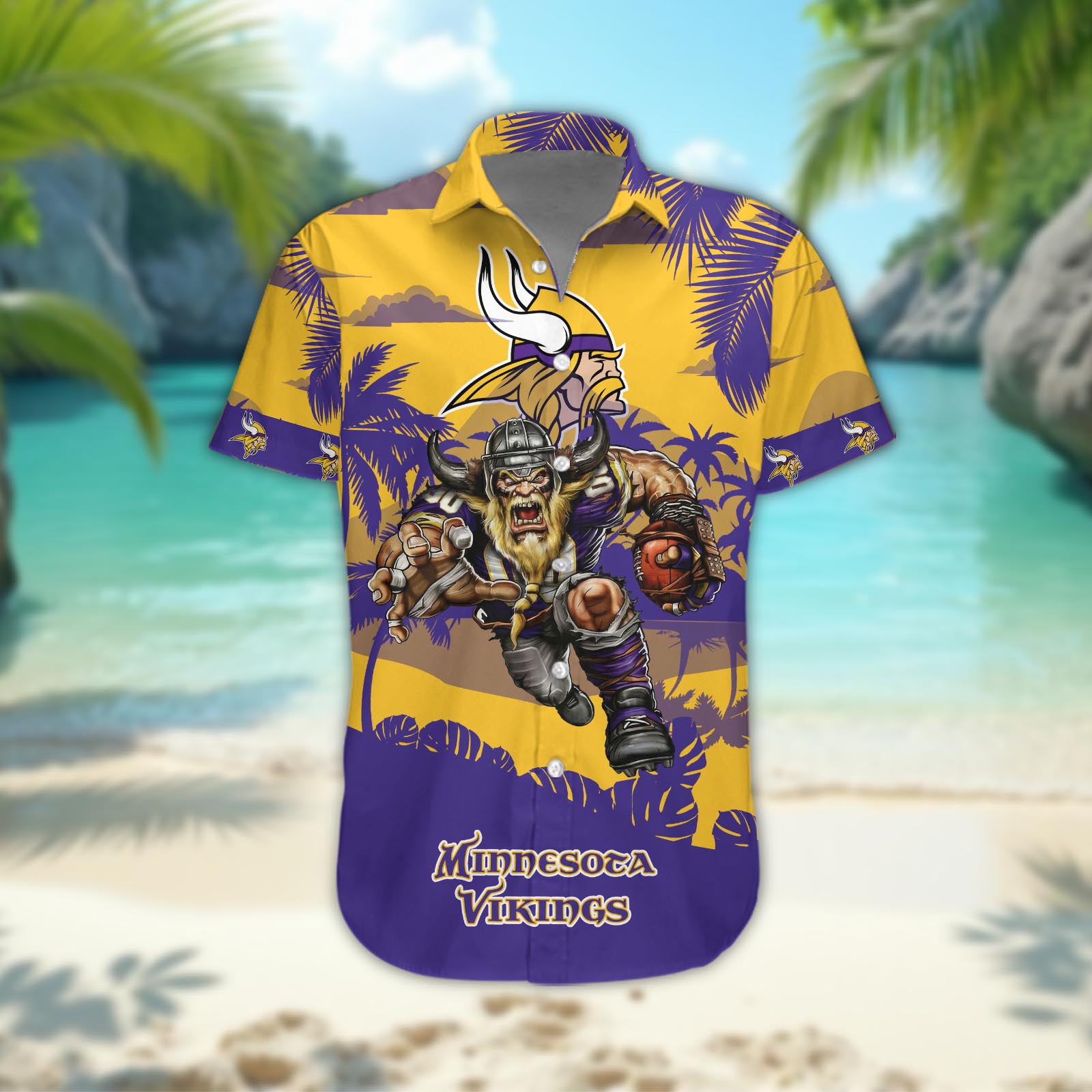 Minnesota-Vikings-Personalized-Hawaiian-Shirt-Custom-Name-1