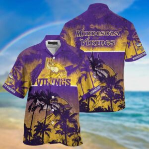 Minnesota Vikings Seacoast NFL Football Team Hawaiian Shirt