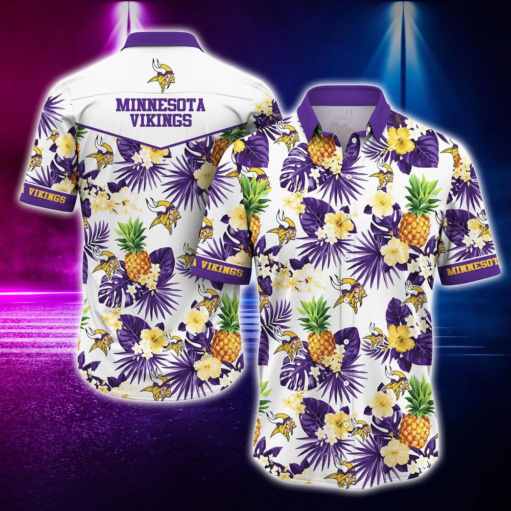 Minnesota Vikings Tropical NFL Football Team Hawaiian Shirt Minnesota Vikings Tropical NFL Football Team Hawaiian Shirt